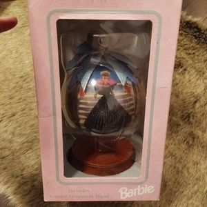 1998 holiday Barbie 4 inch decoupage ornament